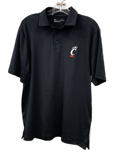 Univ Cincinnati Under Armour Polo - Black